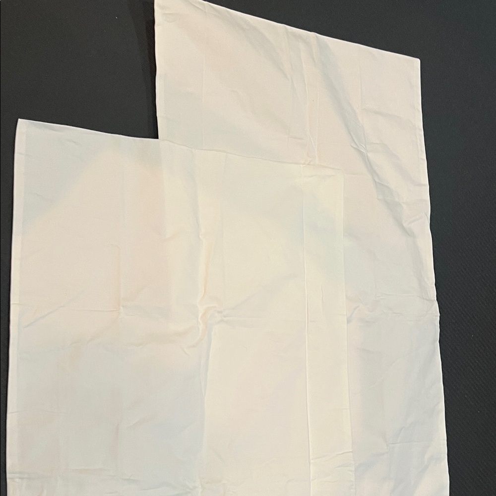 CB2 white king Pillowcase Set